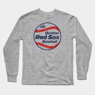 Red Sox 80s Retro Ball Long Sleeve T-Shirt